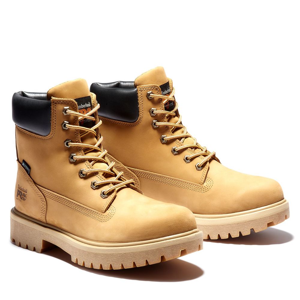 Botas Pro Timberland Hombre Pro Direct Attach 6\" Soft Toe Marrones - Chile HRJ-062418